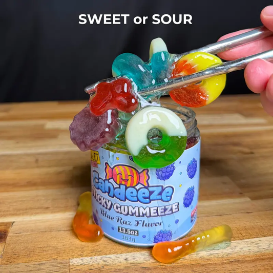 Candeeze's Sour Sticky Gummeeze (Extreme Flavor) The Viral Sour Candy