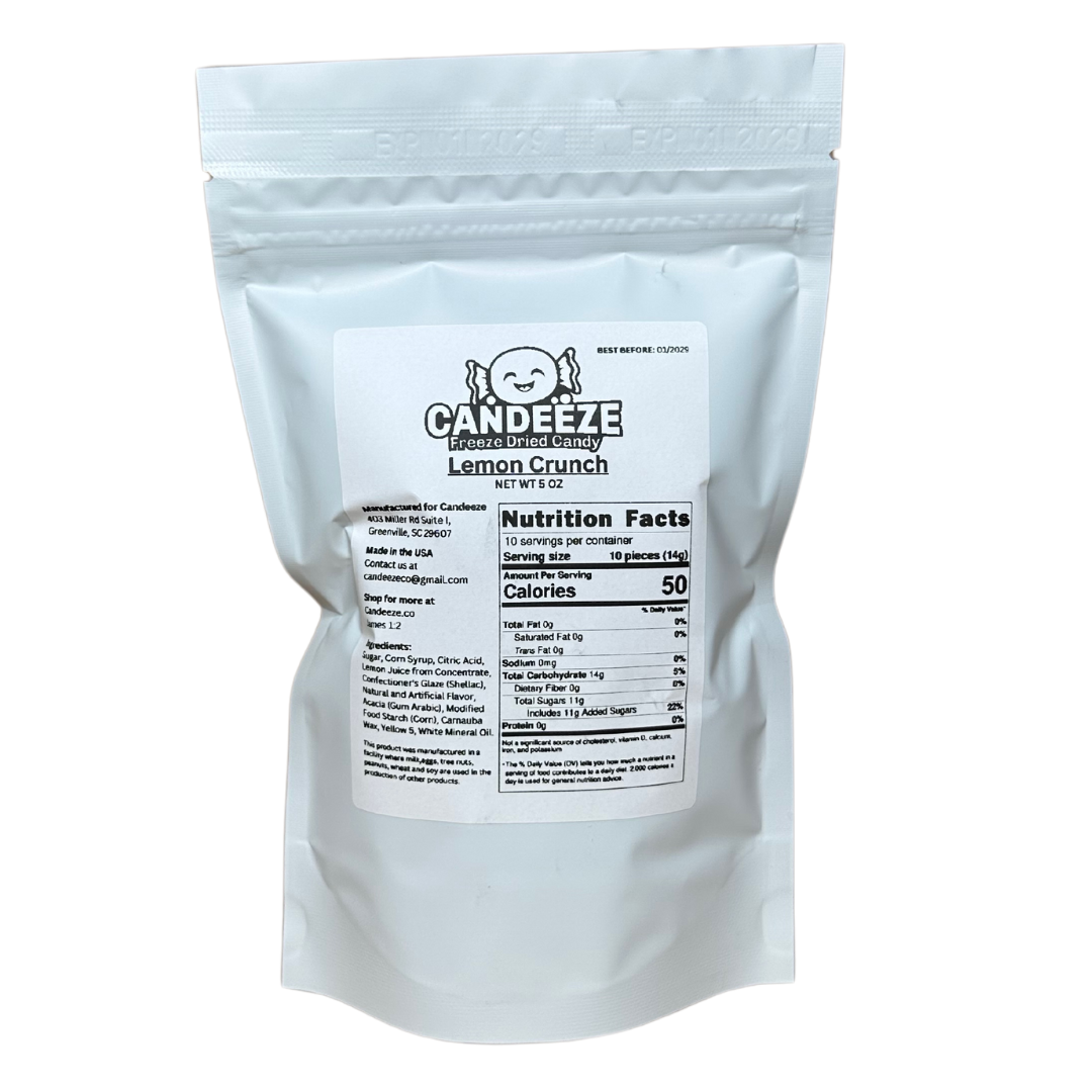 Lemon Crunch LARGE (Freeze Dried Candy) EXTRA Crunchy