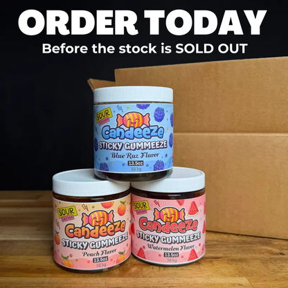 Candeeze's Sour Sticky Gummeeze (Extreme Flavor) The Viral Sour Candy